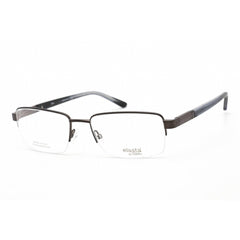 Elasta Men's Eyeglasses - Dark Grey Metal Rectangular Shape Frame | E 3120 0HWJ 00