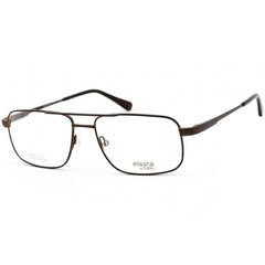 Elasta Men's Eyeglasses - Full Rim Dark Brown Stainless Steel Frame | E 7236 0R0Z 00