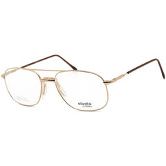 Elasta Men's Eyeglasses - Full Rim Rose Gold Stainless Steel Frame | 7045 0000 00