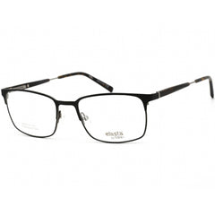 Elasta Men's Eyeglasses - Matte Black and Ruthenium Rectangular Frame | 7222 0TI7 00