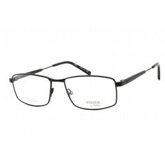 Elasta Men's Eyeglasses - Matte Black Stainless Steel Rectangular Frame | E 7235 0003