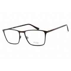 Elasta Unisex Eyeglasses - Dark Brown Stainless Steel Square Frame | E 7250 0R0Z 00