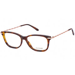 Elie Saab Women's Eyeglasses - Dark Havana/Rose Gold Rectangular Frame | ES 022 0086