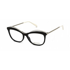 Emilio Pucci Women's Eyeglasses - Clear Demo Lens Black/Silver Plastic | EP5135 005
