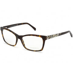 Emilio Pucci Women's Eyeglasses - Clear Lens Havana Rectangular Frame | EP5033 52