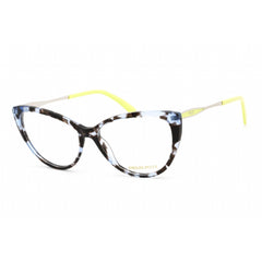 Emilio Pucci Women's Eyeglasses - Colored Havana/Silver Plastic Frame | EP5101 055