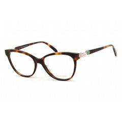 Emilio Pucci Women's Eyeglasses - Full Rim Dark Havana Cat Eye Frame | EP5151 052
