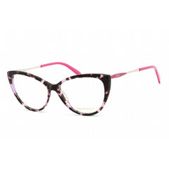 Emilio Pucci Women's Eyeglasses - Full Rim Havana/Pink Cat Eye Plastic | EP5101 056