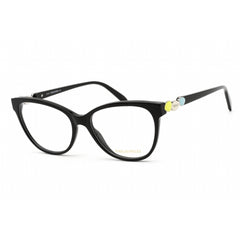 Emilio Pucci Women's Eyeglasses - Full Rim Shiny Black Cat Eye Frame | EP5151 001