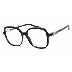 Emilio Pucci Women's Eyeglasses - Full Rim Shiny Black Square Plastic | EP5177 001