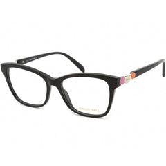 Emilio Pucci Women's Eyeglasses - Shiny Black Rectangular Plastic Frame | EP5150 001