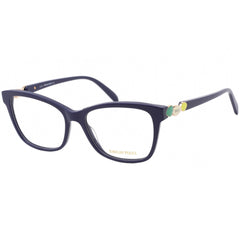 Emilio Pucci Women's Eyeglasses - Shiny Blue Rectangular Plastic Frame | EP5150 090