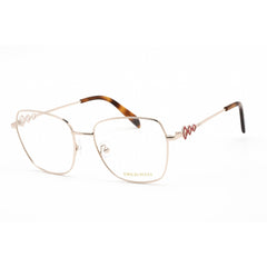 Emilio Pucci Women's Eyeglasses - Shiny Rose Gold Butterfly Metal Frame | EP5179 028