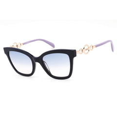 Emilio Pucci Women's Sunglasses - Shiny Black/Rose Gold/Lavender Frame | EP0158 90W
