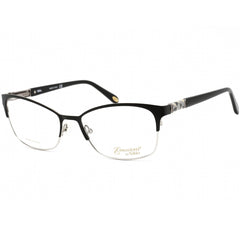 Emozioni Women's Eyeglasses - Black/Ruthenium Cat Eye Shaped Frame | EM 4389 0284 00