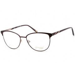 Emozioni Women's Eyeglasses - Full Rim Plum and Lilac Metal Frame | EM 4399 0OQ5 00