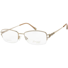 Emozioni Women's Eyeglasses - Half Rim Gold Rectangular Shaped Frame | EM 4403 0J5G 00
