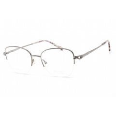 Emozioni Women's Eyeglasses - Ruthenium Metal Square Shape Frame | EM 4409 06LB 00