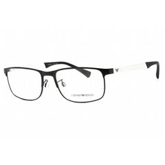 Emporio Armani Men's Eyeglasses - Black Rectangular Frame Clear Lens | 0EA1112 3094