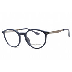 Emporio Armani Men's Eyeglasses - Full Rim Matte Blue Round Frame | 0EA3188U 5088