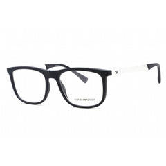 Emporio Armani Men's Eyeglasses - Rubber Blue Frame Clear Demo Lens | 0EA3170 5474