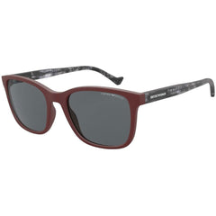 Emporio Armani Men's Sunglasses - Grey Lenses Matte Bordeaux Frame | EA4139 5751