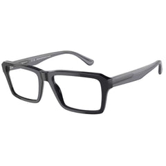 Emporio Armani Unisex Eyeglasses - Black Acetate Metal Square Frame | 3206F 5017