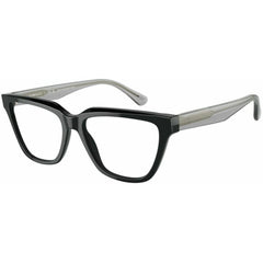 Emporio Armani Unisex Eyeglasses - Black Acetate Metal Square Frame | 3208F 5017