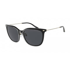Emporio Armani Women's Sunglasses - Shiny Black Plastic Cat Eye Frame | 4181 500187