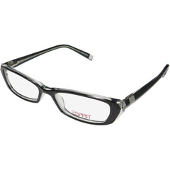 Esprit Women's Eyeglasses - Black Rectangular Frame Demo Lens | ESPRIT 17364 538