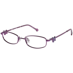 Esprit Women's Eyeglasses - Purple Metal Full Rim Rectangular Frame | ESPRIT 17375 577