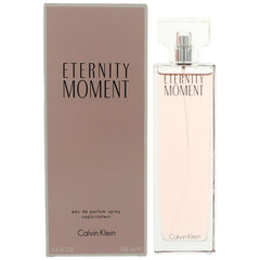 Eternity Moment by Calvin Klein, 3.4 oz Eau De Parfum Spray for Women