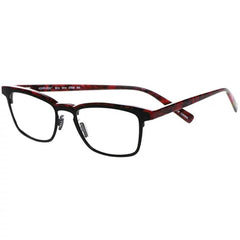Eyebobs Men's Reading Glasses - Black Red Marble Plastic Frame, +3.50 | EYEBOBS 3158 0