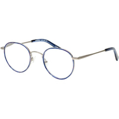 Eyebobs Unisex Reading Glasses - Blue Silver Metal Frame, +1.25 | EYEBOBS 3173 010