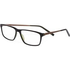 Eyebobs Unisex Reading Glasses - Brown Green Rectangular, +3.50 | EYEBOBS 603 011