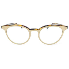 Eyebobs Unisex Reading Glasses - Gold Purple Tort Oval Frame, +3.50 | EYEBOBS 3159 099