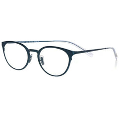 Eyebobs Unisex Reading Glasses - Turquoise Metal Round Frame, +1.00 | EYEBOBS 600 059