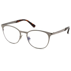 Tom Ford Unisex Eyeglasses - Shiny Gunmetal Full-Rim Metal Frame, 52 mm | FT5732-B 008