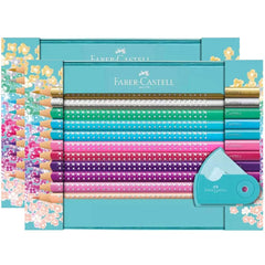 Faber-Castell 201641 Sparkle Triangular Pencil Set, 20 Pieces (2 Pack)