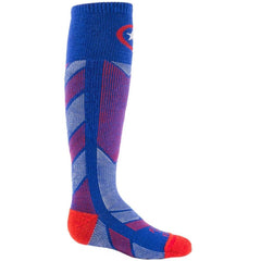 Farm to Feet Kids' Socks - Park City Ski, Surf The Web/Silver | 9670-430-STW
