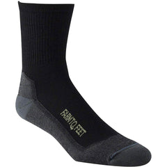 Farm to Feet Men's Socks - Denver Lightweight 3/4 Crew, Black | 7061-001-BLK