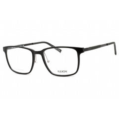 Flexon Men's Eyeglasses - Full Rim Black Titanium Rectangular | FLEXON EP8004 001
