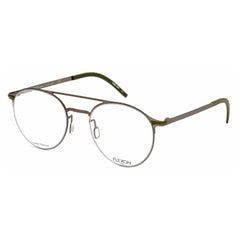 Flexon Men's Eyeglasses - Light Gunmetal Aviator Frame Clear Lens | FLEXON B2003 032