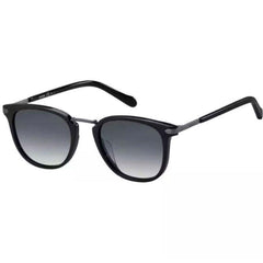 Fossil Unisex Sunglasses - Black Square Frame Grey Shaded Lens | FOSSIL FOS 2099/G/S S