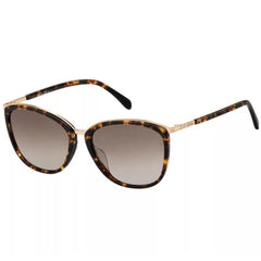 Fossil Unisex Sunglasses - Havana Plastic Cat Eye Frame | FOSSIL FOS 2091/G/S S