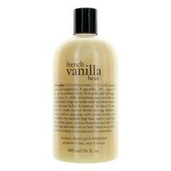 French Vanilla Bean by Philosophy, 16 oz Shampoo, Shower Gel & Bubble Bath for Unisex