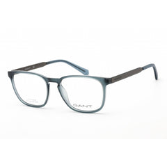 Gant Men's Eyeglasses - Clear Demo Lens Full Rim Blue Rectangular Frame | GA3217 092