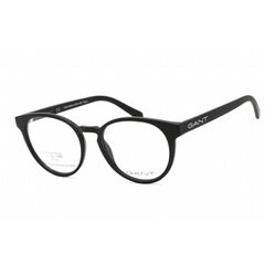 Gant Men's Eyeglasses - Full Rim Round Shape Matte Black Plastic Frame | GA3265 002