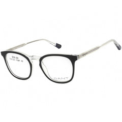 Gant Women's Eyeglasses - Black/Crystal/Silver Cat Eye Shaped Frame | GA3164-3 005