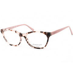 Gant Women's Eyeglasses - Coloured Havana/Pink Cat Eye Plastic Frame | GA4099 055